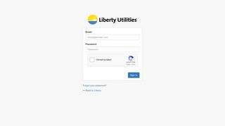 Login - Liberty Utilities