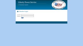 Member Login - Liberty Power Service