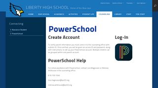 Connecting / PowerSchool - Liberty Public Schools