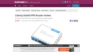 Liberty Shield VPN Router review | TechRadar