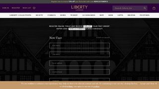 Registration | Liberty London