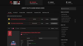 Liberty Slots Casino - NONSTOPBONUS.COM