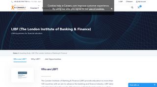 LIBF (The London Institute of Banking & Finance) | e-Careers