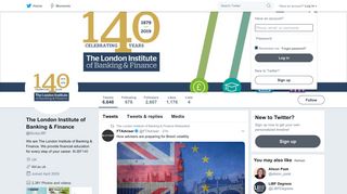 The London Institute of Banking & Finance (@StudyLIBF) | Twitter