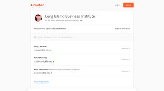 Long Island Business Institute - email addresses & email format • Hunter