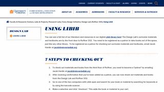 Using Libib - Page | Curry School of Education and Human ...
