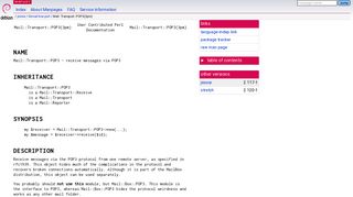 Mail::Transport::POP3(3pm) — libmail-box-perl - Debian Manpages
