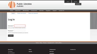 Log in | Public Libraries Australia