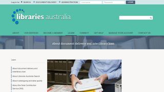 About document delivery and interlibrary loan | Libraries Australia