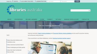 Use our training databases | Libraries Australia