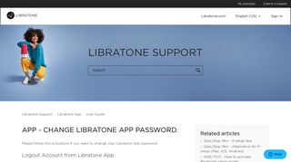 App - Change Libratone App password. – Libratone Support