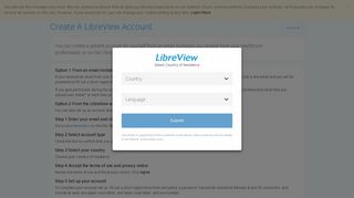 Create A LibreView Account