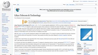 Libya Telecom & Technology - Wikipedia
