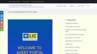 LIC Launched MOBILE APP for LIC Agent - LIC AGENT ...