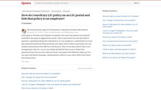 How to enroll my LIC policy on an LIC portal and link that policy ...