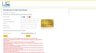 LIC Credit Card - BillDesk