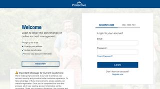 Online Customer Service - Protective Life Insurance Company