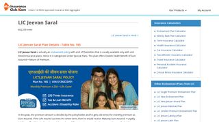 LIC Jeevan Saral Plan - Review, Key Features & Benefits