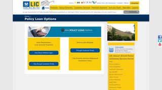 Life Insurance Corporation of India - Policy Loan Options - LIC of India