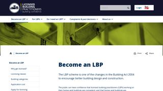 Become an LBP | Licensed Building Practitioners