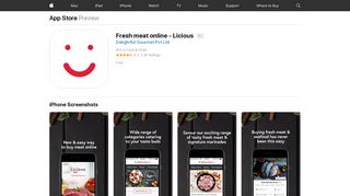 Fresh meat online - Licious on the App Store - iTunes - Apple