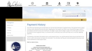 Licking County - Payment History
