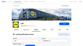 Working at Lidl: Employee Reviews about Pay & Benefits | Indeed.com