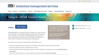 Using the eSTAR Resident Portal - Lieberman Management Services