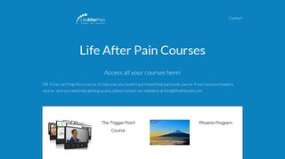 course login - Life After Pain Courses