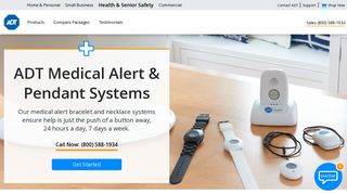 Medical Alert Bracelet & Medical Alert Necklace Systems | ADT