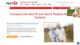 Compare Life Alert ® and Alert1 Medical Alert Systems
