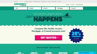 LifeDirect: Compare Insurance, quote and buy Life and Health Insurance