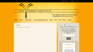 Login - Life Energy Institute