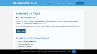 Practice Test - Lifeintheuktests.co.uk