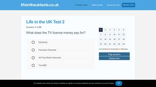 Life in the UK Test 2 - Lifeintheuktests.co.uk