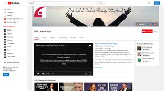 Life Leadership - YouTube
