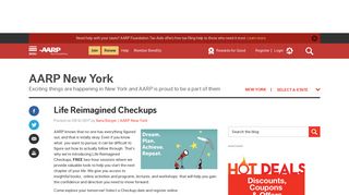 AARP States - Life Reimagined Checkups