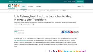Life Reimagined Institute Launches to Help Navigate Life Transitions