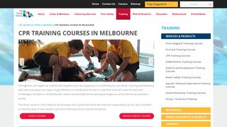 CPR Training & Refresher Courses Melbourne ... - Life Saving Victoria