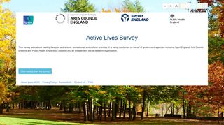 Active Lives Survey - take the survey