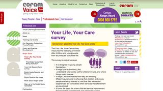 Your Life, Your Care survey | Coram Voice