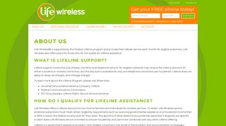 About Us - Life Wireless Free Lifeline Phone, Free Government ...