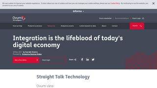 Integration is the lifeblood of today's digital economy | Ovum Link