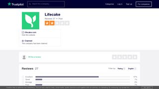 Lifecake Reviews | Read Customer Service Reviews of lifecake.com