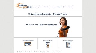 California LifeLine: Home Page