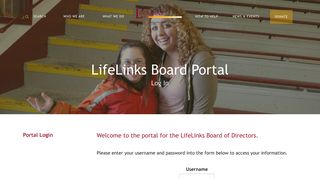 LifeLinks, Inc. : LifeLinks Board Portal : Portal Login