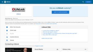 Lifelock: Login, Bill Pay, Customer Service and Care Sign-In - Doxo