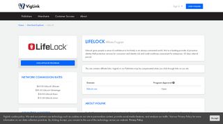 LifeLock Affiliate Program - VigLink