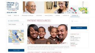 Patient Portal - LifeLong Medical Care