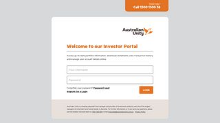 Investor Portal – Investment Bonds - Australian Unity